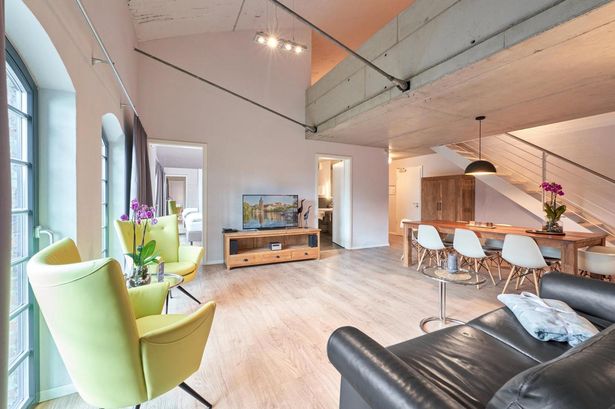 דירות בראנדנבורג Havelblau Ferienlofts חדר תמונה
